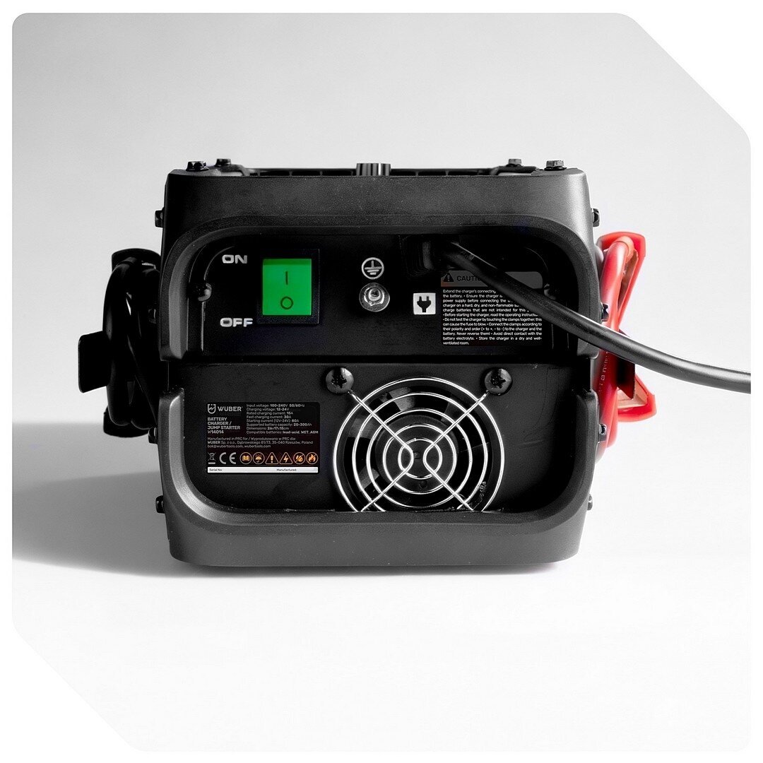 WUBER W14014 automatinis akumuliatorių įkroviklis su paleidimo funkcija 80A 7