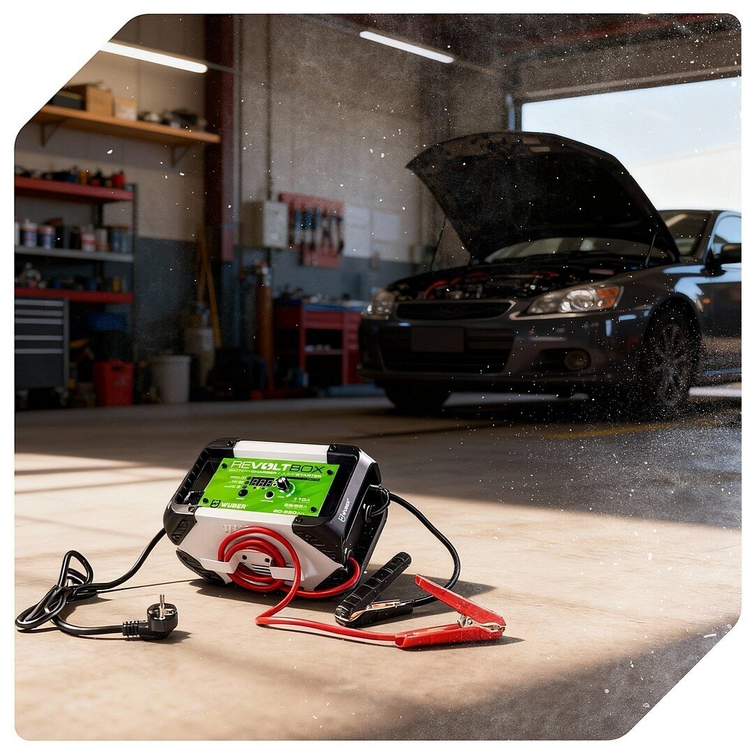 WUBER W14015 automatinis akumuliatorių įkroviklis 110A 8