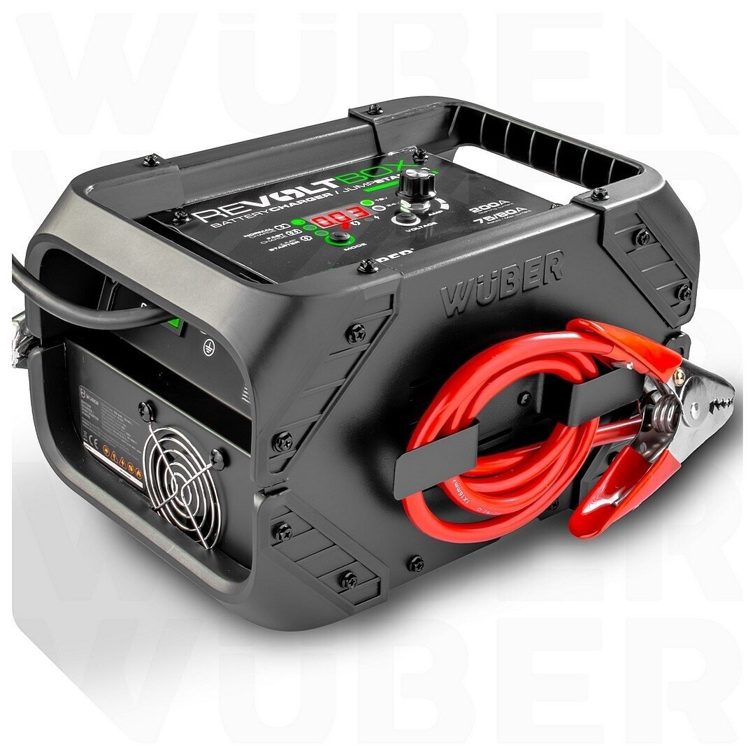 WUBER W14016 Automatinis akumuliatorių įkroviklis su paleidimo funkcija 200A 5