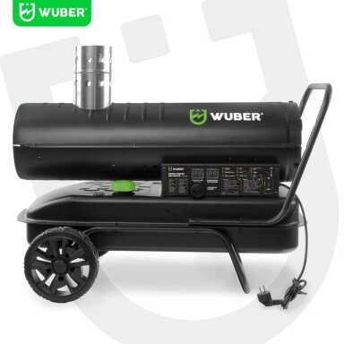 WUBER 20 kW netiesioginio degimo dyzelinis šildytuvas su kaminu WUBER 20 kW netiesioginio degimo dyzelinis šildytuvas su kaminu