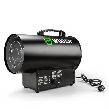 WUBER W16023 dujinis šildytuvas 15 kW su LCD termostatu WUBER W16023 dujinis šildytuvas 15 kW su LCD termostatu