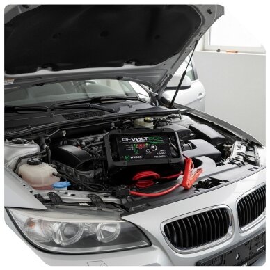 WUBER W14014 automatinis akumuliatorių įkroviklis su paleidimo funkcija 80A 12 WUBER W14014 automatinis akumuliatorių įkroviklis su paleidimo funkcija 80A 12