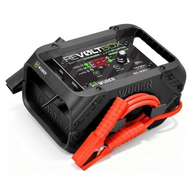 WUBER W14014 automatinis akumuliatorių įkroviklis su paleidimo funkcija 80A WUBER W14014 automatinis akumuliatorių įkroviklis su paleidimo funkcija 80A