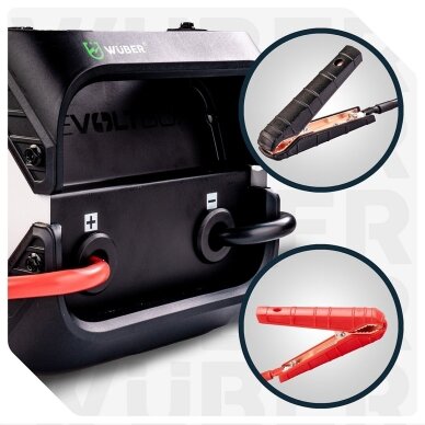 WUBER W14015 automatinis akumuliatorių įkroviklis 110A 6 WUBER W14015 automatinis akumuliatorių įkroviklis 110A 6