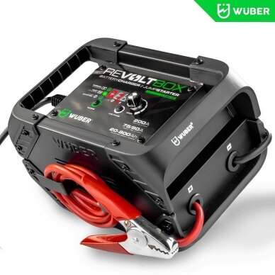 WUBER W14016 Automatinis akumuliatorių įkroviklis su paleidimo funkcija 200A 3