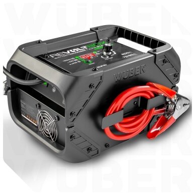 WUBER W14016 Automatinis akumuliatorių įkroviklis su paleidimo funkcija 200A 5