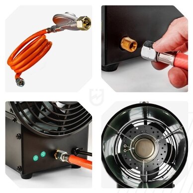 WUBER W16023 dujinis šildytuvas 15 kW su LCD termostatu 9 WUBER W16023 dujinis šildytuvas 15 kW su LCD termostatu 9