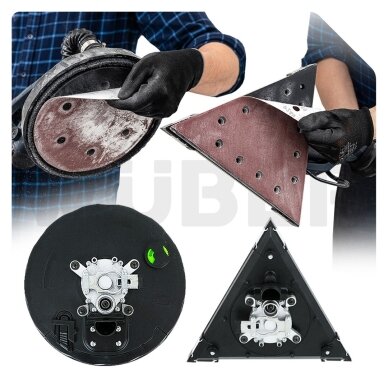 WUBER W26601 gipso šlifuoklis „žirafa“ 710W su LED, dulkių nusiurbimu ir reguliuojamu greičiu 6 WUBER W26601 gipso šlifuoklis „žirafa“ 710W su LED, dulkių nusiurbimu ir reguliuojamu greičiu 6