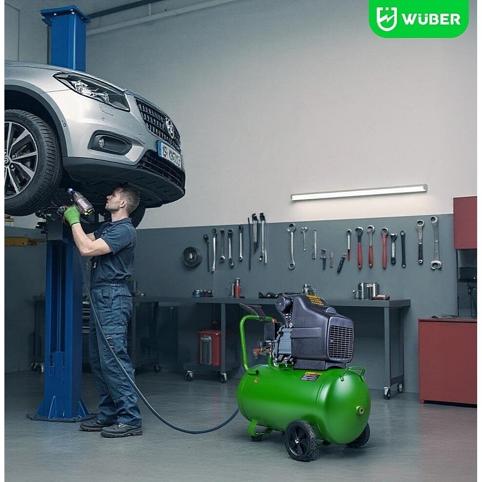 Wuber 50L kompresorius: 8 BAR, 1500W, 120 l/min W54003 10