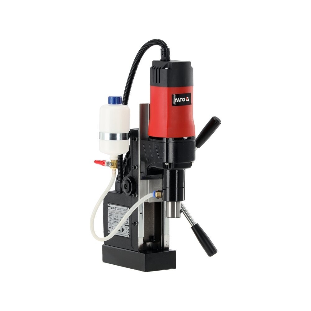 YATO 1300W magnetinės gręžimo staklės su elektromagnetine baze Ø35 mm 1 YATO 1300W magnetinės gręžimo staklės su elektromagnetine baze Ø35 mm 1