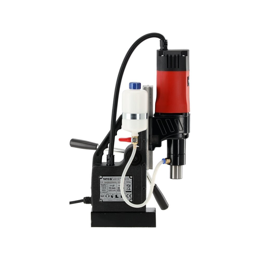 YATO 1300W magnetinės gręžimo staklės su elektromagnetine baze Ø35 mm 3