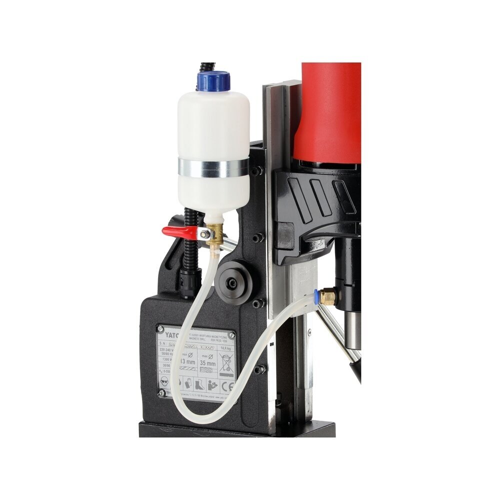 YATO 1300W magnetinės gręžimo staklės su elektromagnetine baze Ø35 mm 5 YATO 1300W magnetinės gręžimo staklės su elektromagnetine baze Ø35 mm 5