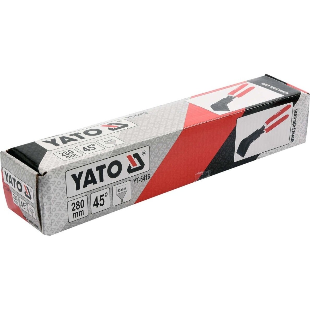 YATO 45° lankstymo žnyplės lakštiniam metalui 280 mm YT-5416 3 YATO 45° lankstymo žnyplės lakštiniam metalui 280 mm YT-5416 3