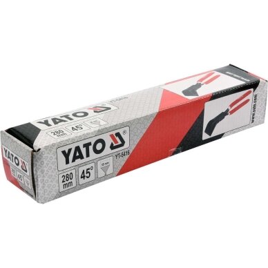 YATO 45° lankstymo žnyplės lakštiniam metalui 280 mm YT-5416 3 YATO 45° lankstymo žnyplės lakštiniam metalui 280 mm YT-5416 3