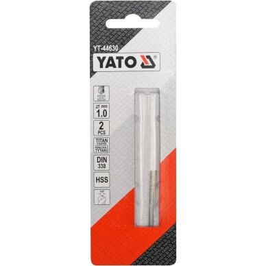 Grąžtas metalui HSS-TiN YATO DIN338 (1–13 mm) 1 Grąžtas metalui HSS-TiN YATO DIN338 (1–13 mm) 1