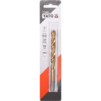 Grąžtas metalui HSS-TiN YATO DIN338 (1–13 mm) 20 Grąžtas metalui HSS-TiN YATO DIN338 (1–13 mm) 20
