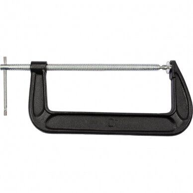 C tipo spaustuvas su varžtu nuo 25mm iki 300mm (1"-12") YATO 8 C tipo spaustuvas su varžtu nuo 25mm iki 300mm (1"-12") YATO 8