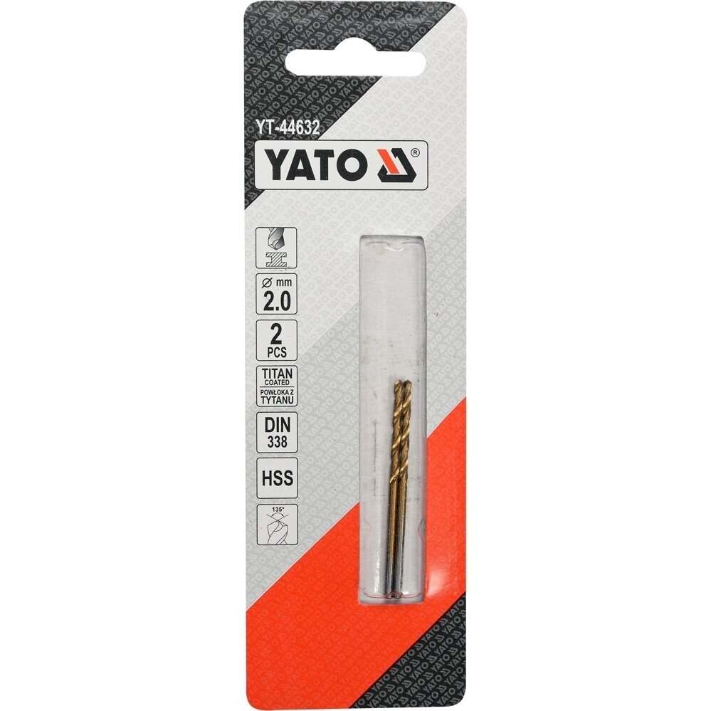 Grąžtas metalui HSS-TiN YATO DIN338 (1–13 mm) 6 Grąžtas metalui HSS-TiN YATO DIN338 (1–13 mm) 6