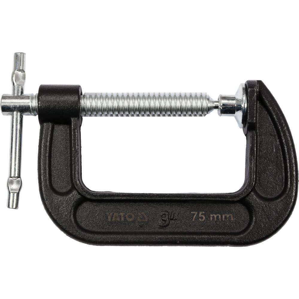 C tipo spaustuvas su varžtu nuo 25mm iki 300mm (1"-12") YATO 3 C tipo spaustuvas su varžtu nuo 25mm iki 300mm (1"-12") YATO 3