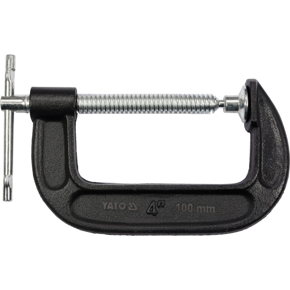 C tipo spaustuvas su varžtu nuo 25mm iki 300mm (1"-12") YATO 4 C tipo spaustuvas su varžtu nuo 25mm iki 300mm (1"-12") YATO 4