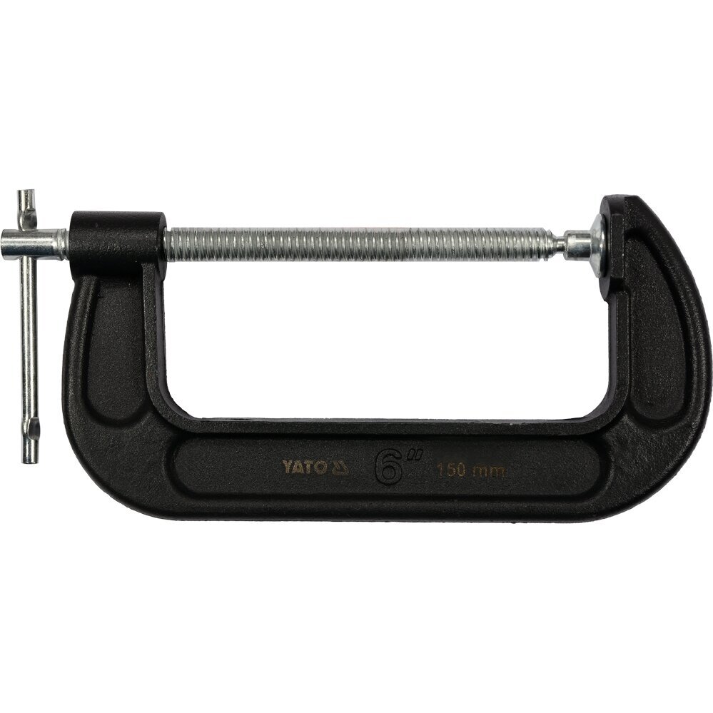 C tipo spaustuvas su varžtu nuo 25mm iki 300mm (1"-12") YATO 6 C tipo spaustuvas su varžtu nuo 25mm iki 300mm (1"-12") YATO 6