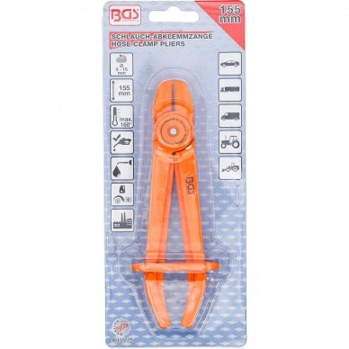 Žarnų užspaudimo replės 155mm BGS 1715 3 Žarnų užspaudimo replės 155mm BGS 1715 3