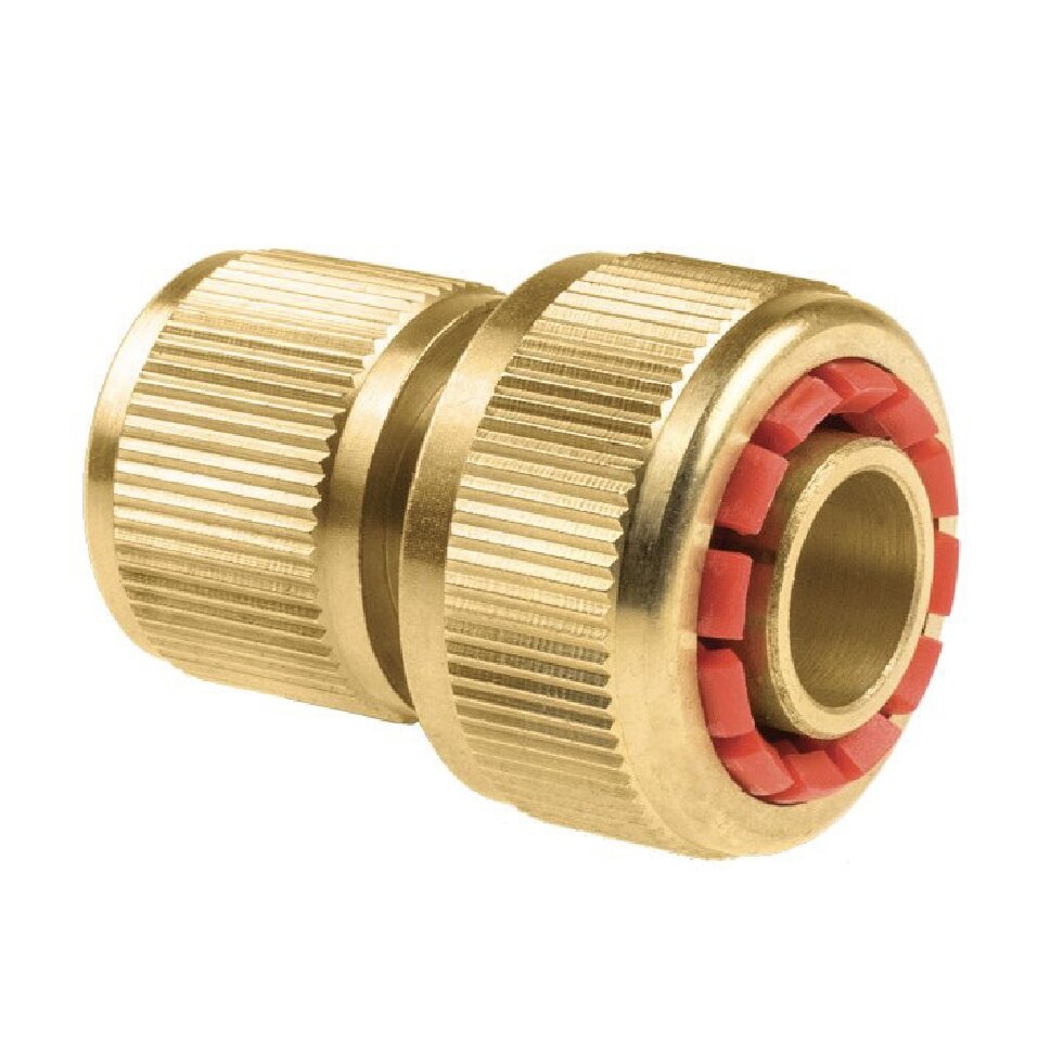 Žalvarinė, greita jungtis, su stop mechanizmu 1/2" Žalvarinė, greita jungtis, su stop mechanizmu 1/2"