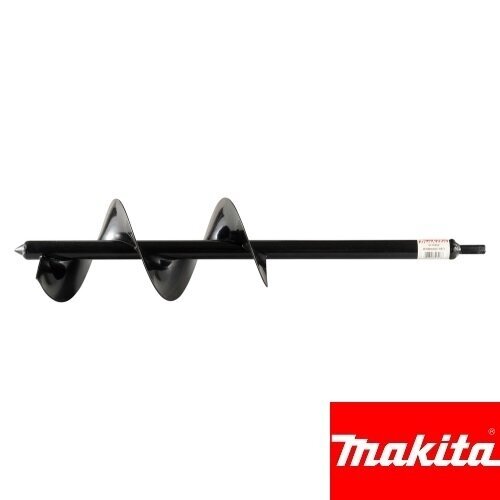 Žemės grąžtas akumuliatoriniam suktuvui 130x600mm Makita D-75459 Žemės grąžtas akumuliatoriniam suktuvui 130x600mm Makita D-75459