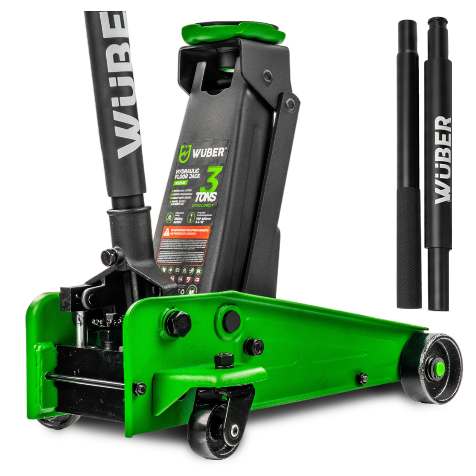 Žemo profilio hidraulinis domkratas 3T 140–460 mm WUBER Žemo profilio hidraulinis domkratas 3T 140–460 mm WUBER
