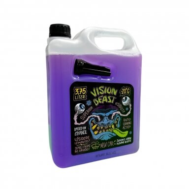 Žieminis langų plovimo skystis VISION BEAST -20°C su piltuvėliu 3,75 l Žieminis langų plovimo skystis VISION BEAST -20°C su piltuvėliu 3,75 l