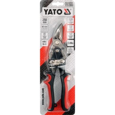 Žirklės skardai kairinės 250mm YATO YT-1960 Žirklės skardai kairinės 250mm YATO YT-1960