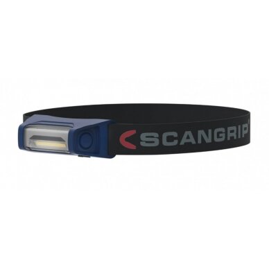 Žibintuvėlis ant galvos LED I-VIEW USB IP65 400lm, Scangrip 2 Žibintuvėlis ant galvos LED I-VIEW USB IP65 400lm, Scangrip 2