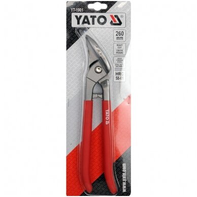 Žirklės skardai dešininės 260mm YATO 2
