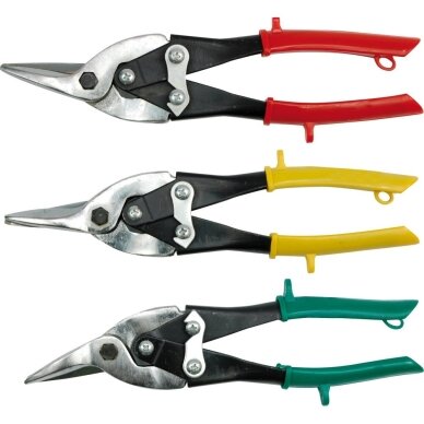 Žirklių skardai rinkinys | 3 vnt. 250mm VOREL Žirklių skardai rinkinys | 3 vnt. 250mm VOREL