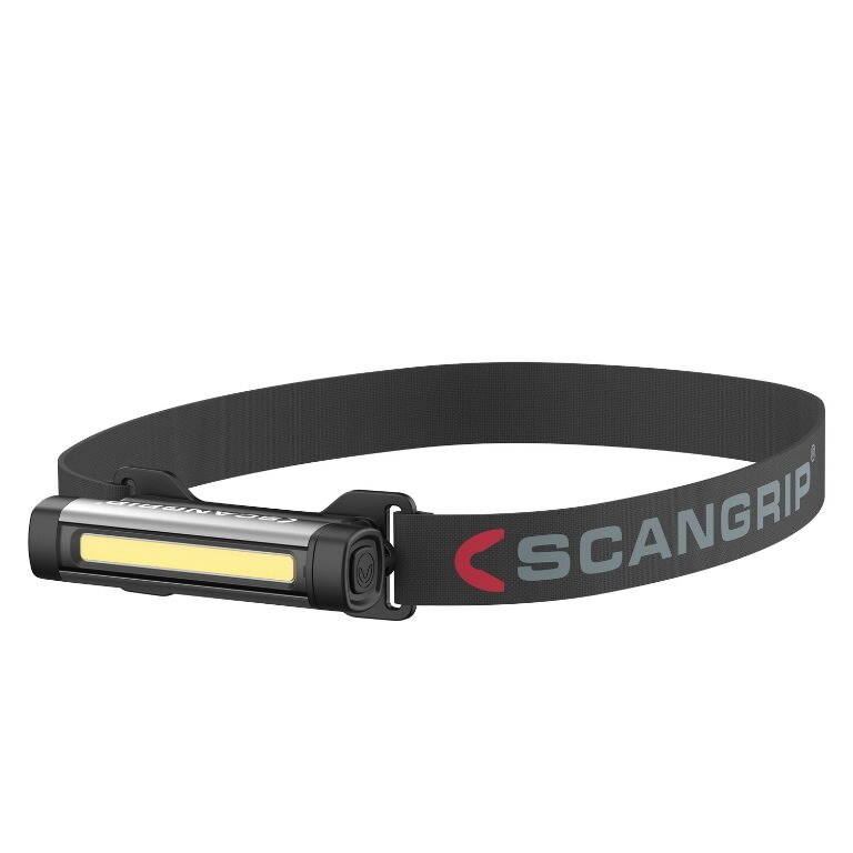 Žibintuvėlis ant galvos FLEX WEAR KIT USB kraunamas 75/150lm, Scangrip 8 Žibintuvėlis ant galvos FLEX WEAR KIT USB kraunamas 75/150lm, Scangrip 8