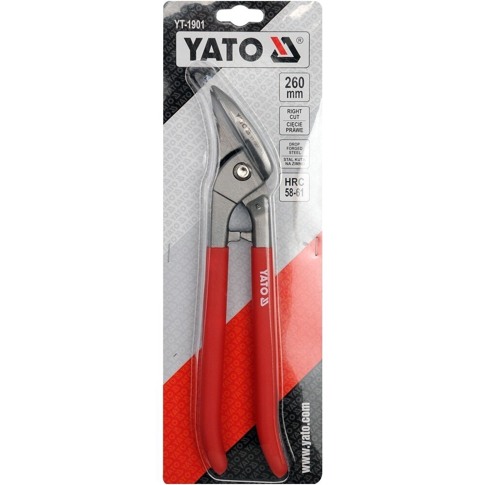 Žirklės skardai dešininės 260mm YATO 2