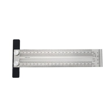 Žymėjimo / įbrėžimo liniuotė | nerūdijantis plienas | T formos | 200 mm ESSEN TOOLS