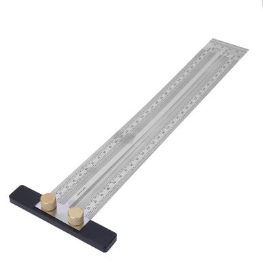 Žymėjimo / įbrėžimo liniuotė | nerūdijantis plienas | T formos | 300 mm ESSEN TOOLS